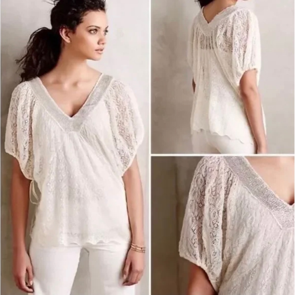 Nwt Anthropologie Knitted And Knotted Cillie Pullover